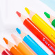 Карандаши цветные Deli "Color Kids", 12 цветов, утолщенные, дерево, картон