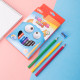 Карандаши цветные Deli "Color Kids", 12 цветов, утолщенные, дерево, картон