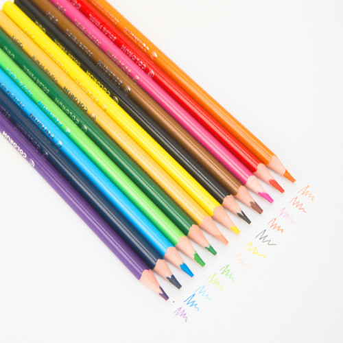 Карандаши цветные Deli "ColoRun", 24 цвета, PS, картон