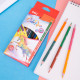 Карандаши цветные Deli "ColoRun", двухсторонние, 12 штук, 24 цвета, дерево, картон