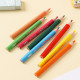 Карандаши цветные Deli "ColoRun", короткие, 12 цветов, PS, картон