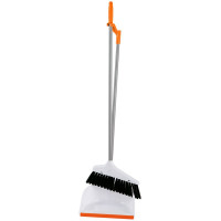 Комплект для уборки OfficeClean Professional, совок + щетка, метал.ручка 71,5см, резин.кромка