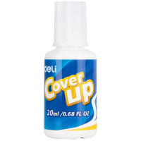 Корректирующая жидкость DELI, 20 мл, с кисточкой