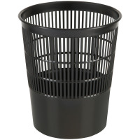 Корзина для мусора СТАММ 14 литров, сетчатая, черная