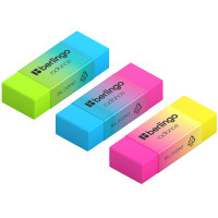 Ластик Berlingo "Radiance" прямоугольный, ассорти (50х18х10 мм)