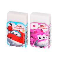 Ластик DELI, прямоугольный, белый, 45х25х12 мм