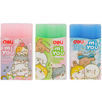 Ластик DELI "MiYou", прямоугольный, ассорти (40х22х12 мм)