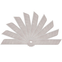 Лезвия запасные DELI для канцелярских ножей, 18 мм (10 шт/упак)