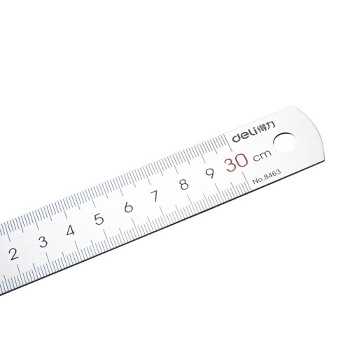 Линейка металлическая DELI "8463", 30 см Линейка металлическая DELI "8463", 30 см