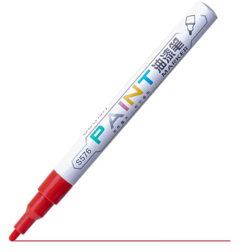 Маркер-краска DELI "Paint" S576, 1,5 мм, красный Маркер-краска DELI "Paint" S576, 1,5 мм, красный