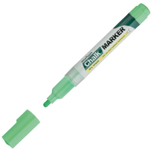 Маркер меловой "MunHwa" Chalk, 3мм, круглый, быстросохнующая основа , зелёный, 1шт/уп Маркер меловой "MunHwa" Chalk, 3мм, круглый, быстросохнующая основа , зелёный, 1шт/уп