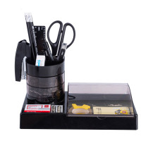 Настольный набор DELI "E38254", 16 предметов, черный