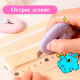 Нож-мини канцелярский DELI "Pupubaby", 57,5х38х15 мм, ассорти