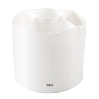 Органайзер DELI 118х118х120 мм, на 5 отделений, вращающийся, белый