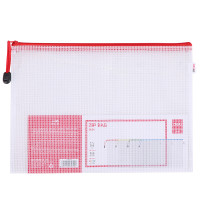 Папка-конверт на молнии DELI "Classic", А4, 0,23 мм, ассорти