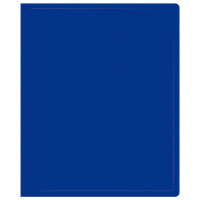 Папка на 2-х кольцах Silwerhof, пластиковая, 500 мкм, корешок 30 мм, синяя