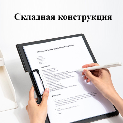 Папка-планшет с крышкой DELI "Clipboard", А4, синяя Папка-планшет с крышкой DELI "Clipboard", А4, синяя