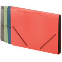 Папка-портфель DELI, на резинке 13 отделений,  ассорти