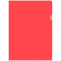 Папка-уголок Silwerhof, А4, 120 мкм, красная