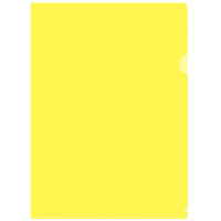 Папка-уголок Silwerhof, А4, 120 мкм, желтая