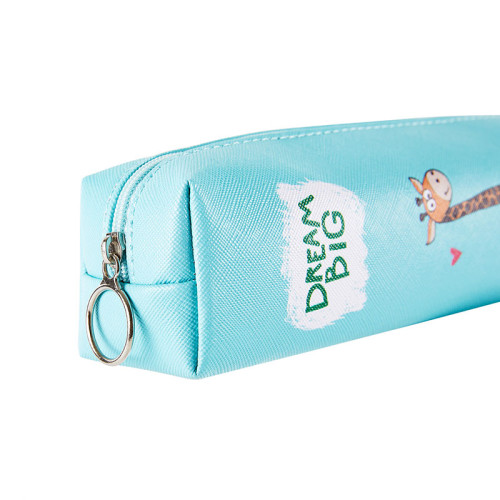 Пенал 1 отделение Deli H900, 190х50х50 мм, на молнии, ассорти