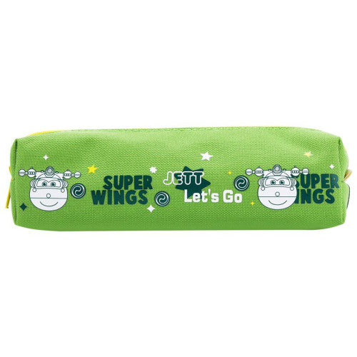 Пенал 1 отделение Deli "Super wings", 190х55х50 мм, на молнии, ассорти