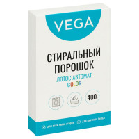 Порошок стиральный Vega, "Лотос Автомат Колор", 400 гр, карт. коробка