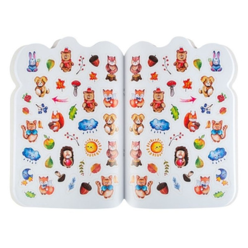 Альбом для рисования ЗХК "Цветик" "Мышка" с наклейками, 32 л., А4, на скрепке