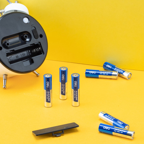 Батарейки DELI Alkaline, LR03, 1.5V, AAA, 4 шт/упак