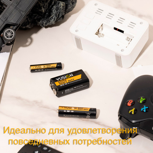 Батарейки DELI "VUSIGN" Super Heavy Duty, R03, 1.5V, AAA, 4 шт/упак