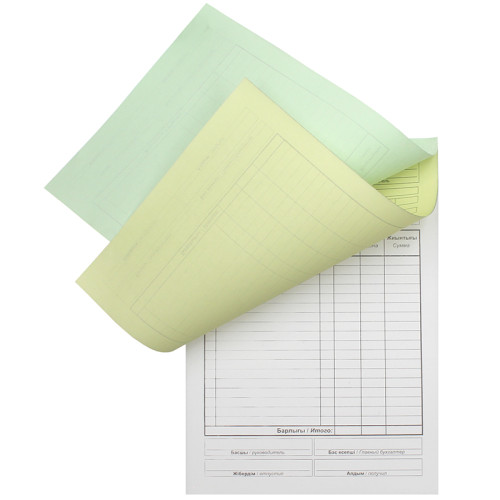 Бланк "Накладная" А5, 3-х слойные, 100 штук в пачке