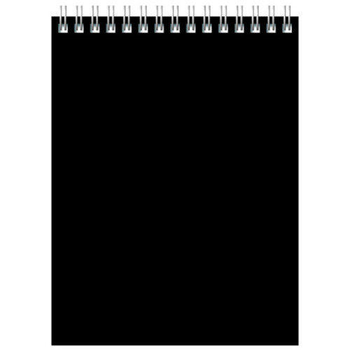 Блокнот BG "Для конференций" на спирали, А5, 60 листов в клетку, черный