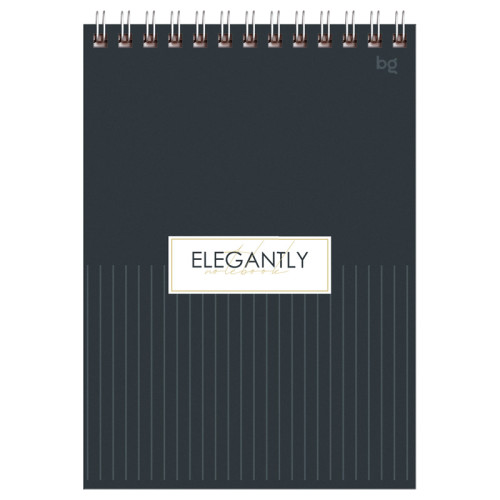 Блокнот  BG "Minimal" на спирали, А5, 60 листов в клетку