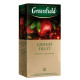 Чай Greenfield Grand Fruit черный с гранатом, гибискусом, розмарином 25 пакетиков