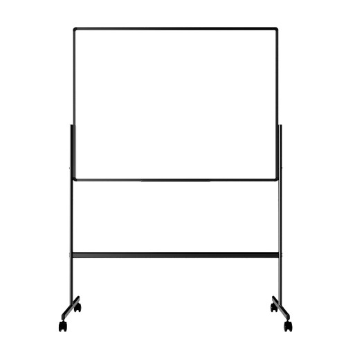 Доска магнитно-маркерная DELI 90 х 120 см, двухсторонняя ,подставка 4 колеса