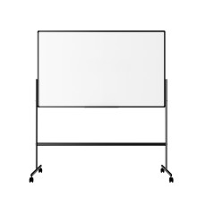 Доска магнитно-маркерная DELI 90 х 150 см, двухсторонняя ,подставка 4 колеса