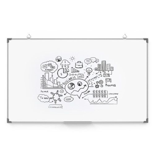 Доска магнитно-маркерная DELI 90 х 150 см