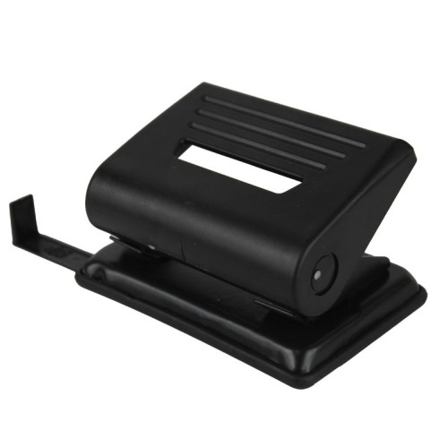 Дырокол BASY "7317", до 10 листов, пластиковый корпус, ассорти