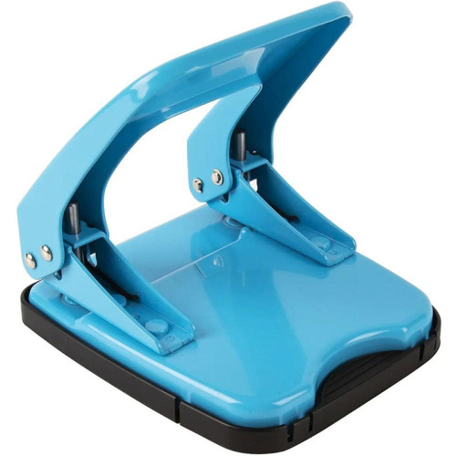 Дырокол DELI "E0138", до 35 листов, металлический корпус