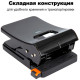 Дырокол DELI "E0143", до 45 листов, металлический корпус, черный