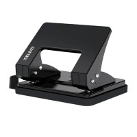 Дырокол i Select до 20 листов, металлический корпус, черный