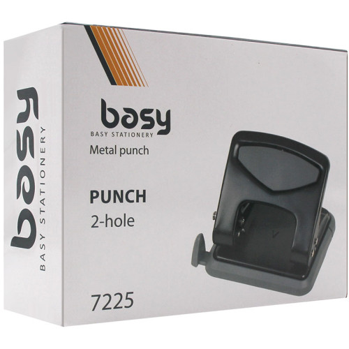 Дырокол "7225", до 25 листов, металлический корпус