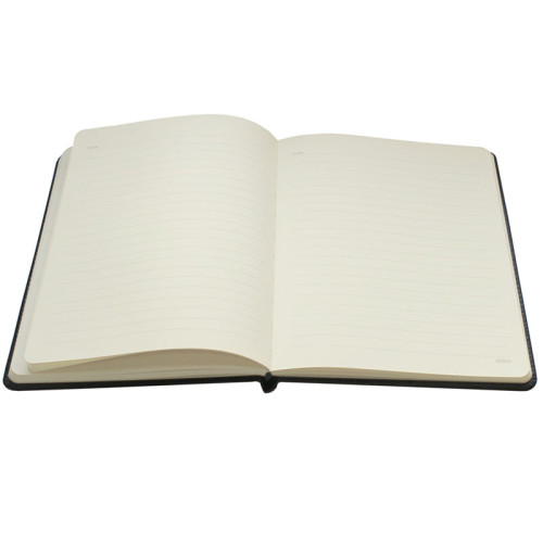 Ежедневник недатированный Deli А5, 160 страниц, кожзам, черный