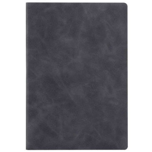 Ежедневник недатированный Deli, А5, 192 страницы, мягкая обложка, серый