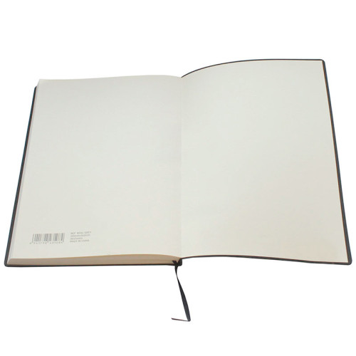 Ежедневник недатированный Deli, А5, 192 страницы, мягкая обложка, серый