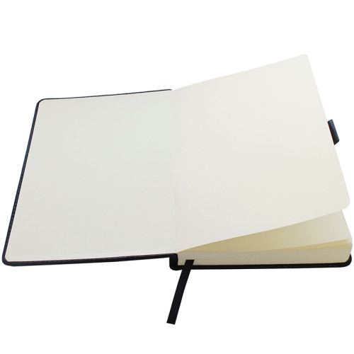 Ежедневник недатированный Deli А5, 360 страниц, кожзам,  черный