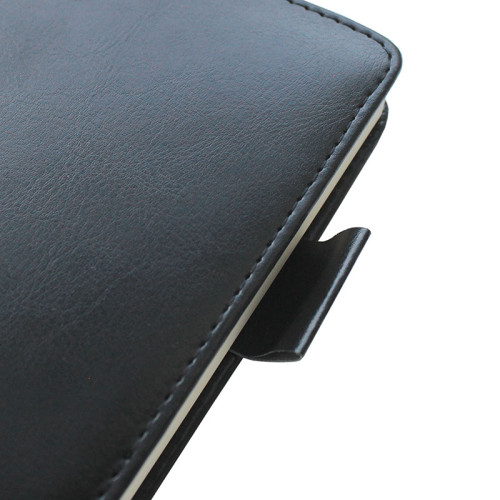 Ежедневник недатированный Deli А5, 360 страниц, кожзам,  черный