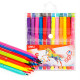Фломастеры Deli  "ColoRun", 24 цвета, ПВХ чехол