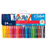 Фломастеры Deli  "i Select", 24 цвета,  PVC упаковка, европодвес