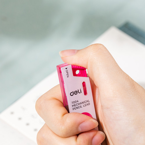 Грифели DELI для механических карандашей, 0,7 мм, 2В